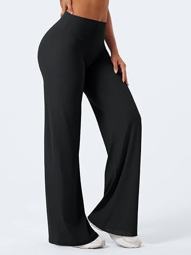 YEOREO Ease Workout Leggings Womens Straight Leggings Eddiy Gym Yoga Pants | 29"/31.5"/33"/35",No Front Seam,High Waist,Buttery,Booty Lifting,Wide Leg thumbnail 7