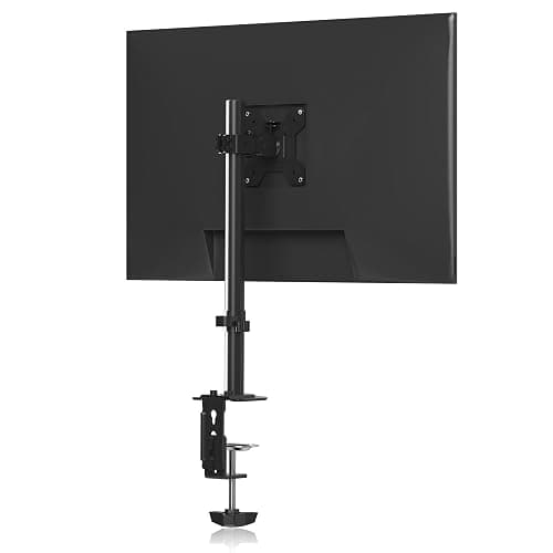 Pholiten Single Monitor Stand, Heavy Duty Adjustable Monitor Arm Desk Mount for 13-32Inch, Tilt, Swivel, Rotate, Support 22 lbs,Black - Image 1