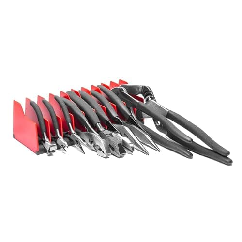 Ernst Manufacturing Plier Pro Premium No-Slip Plier Organizer, Holds 10-Tools of Any Size, Rubber Base Keeps Tools in Place - Made in USA thumbnail 4