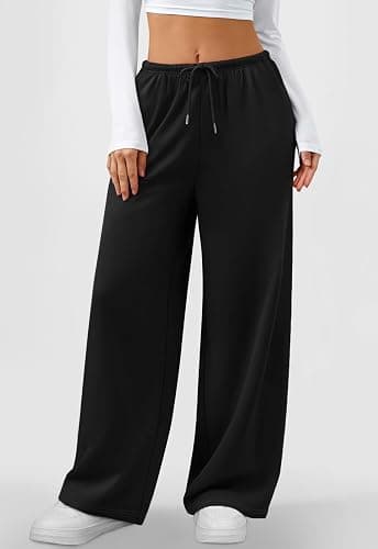 LYHIPSS Sweatpants Women Baggy Wide Leg Lounge Casual Pajama Sweat Pants thumbnail 3