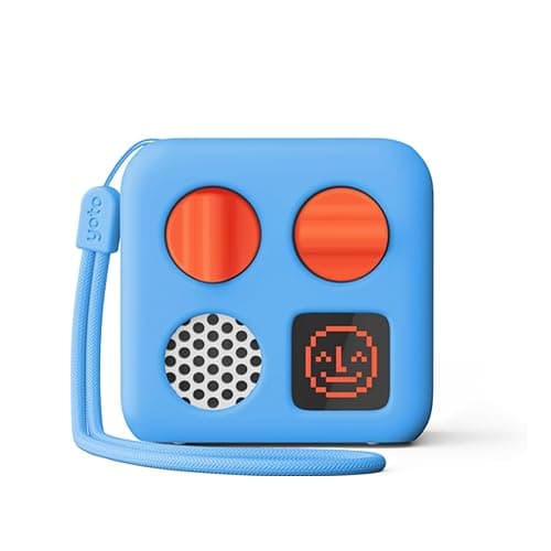 YOTO Mini (2024 Edition) + Adventure Jacket in Blue Bird Bundle - All-in-1 Travel Device for Stories Music Podcast Radio White Noise Ok-to-Wake Alarm Clock, Use as Speaker or with Headphones - Image 1