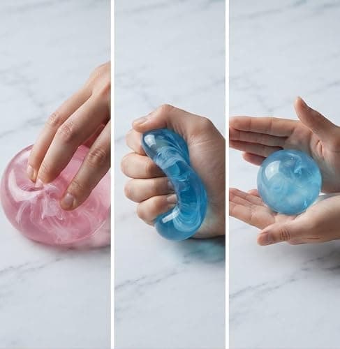 Coconut Oil Squishy, New Coconut Oil Stress Ball Sensory Squeeze Toy for Kids Teens & Adults, Soft Squishy Fidget Toy for Stress Relief, Anxiety Relief, Desk Squishies Toy Gift thumbnail 5