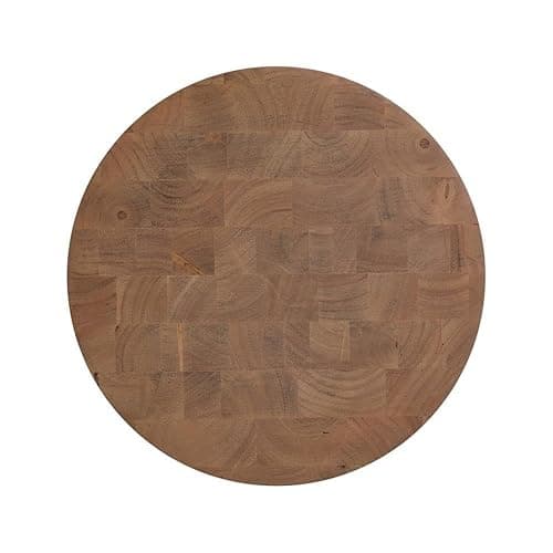 Tov Furniture Morse Cognac Brown Wood Round Accent Table - Cognac Brown thumbnail 8