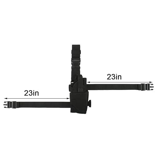 Nehostertfy Drop Leg Holster, Right Handed Tactical Thigh Pistol Gun Holster Leg Harness thumbnail 7