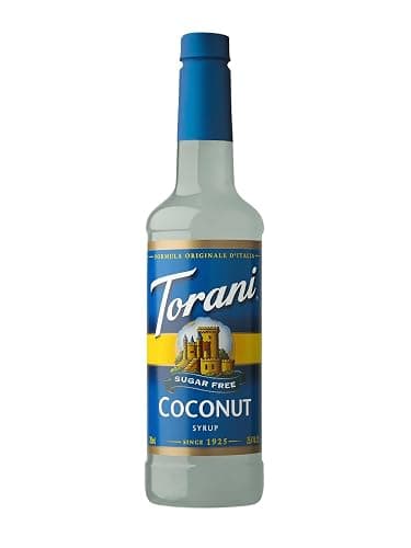 Torani Sugar Free Coconut Flavor Syrup, 750ml - Image 1