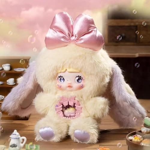 Nommi Blind Box V6 Fantasy World Series Sheep Plush Keychain Pendant Kawaii Nommi Plushie Vinyl Figure Mystery Box Cute Xmas Gift (1 Pack Random) thumbnail 6