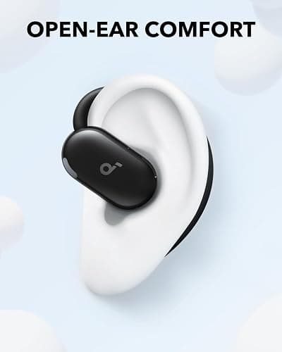 Soundcore V20i by Anker Open-Ear Headphones, Adjustable Ear Hooks, Ultra-Comfort, Snug Fit, Powerful Sound, Clear Calls, IP55, 36H Playtime, Bluetooth 5.4 Wireless Earbuds, Multipoint Connection thumbnail 2