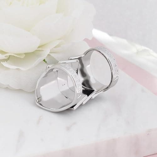 ZHAOZHAO Colorful Four Sections Armor Ring of Saturn for Women - Colorful Enamel Armor Saturn thumbnail 5