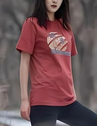 Ellie Inspired Coconut Tree T-Shirt Red Post Apocalyptic Survival Game Shirt Unisex Cotton Tee Costume Top thumbnail 4