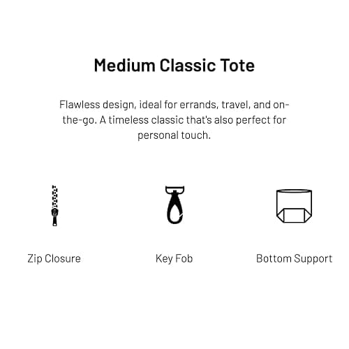 Go Greek Chic Sorority Embroidered Classic Canvas Tote Bag thumbnail 4