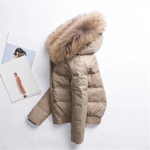 Haitpant Frauen Dicke Daunenjacke Mit Kapuze Weiße Ente Jacken Winter Kurze Warme Mäntel Weibliche Outwear Parkas thumbnail 3