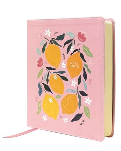 NIV, Journal the Word Bible (Perfect for Note-Taking), Double-Column, Leathersoft, Pink, Red Letter, Comfort Print: Reflect, Take Notes, or Create Art Next to Your Favorite Verses thumbnail 7