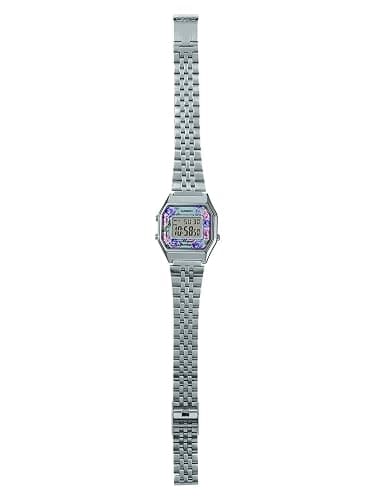 Casio Women Digital Watch with Stainless Steel Bracelet La680Wa-1B thumbnail 5