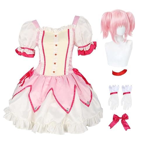 Zhongkaihua Kaname Madoka Cosplay Costume Anime Cosplay Role Play Dress Uniform Suit Full Set Outfit Halloween Carnival Dress up Party - Image 1