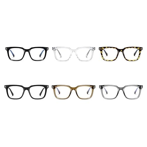 kachawoo Blaues Licht Blocking Gläser für Männer Frauen Mode Gläser Rahmen TR90 Eyewear Square Brillen thumbnail 4