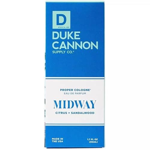 Duke Cannon Proper Cologne Midway | Men's Eau de Parfum | Citrus and Cedarwood | Fresh, Woodsy, Long-Lasting Scent | 1.7 fl oz thumbnail 8