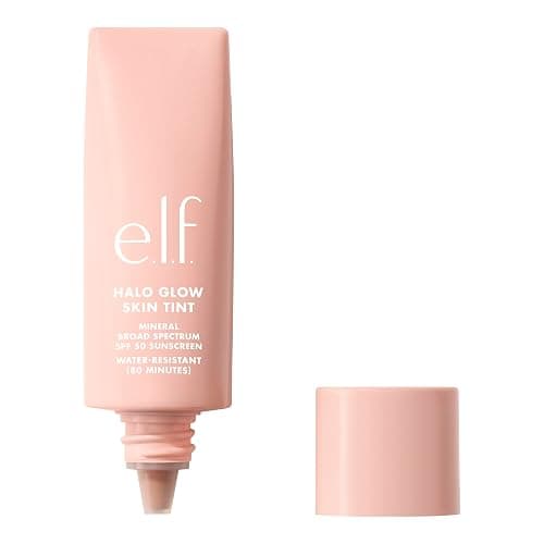 e.l.f. Halo Glow Skin Tint SPF 50, Tinted Moisturizer For Light, Buildable Coverage, Creates A Natural Glow, Vegan & Cruelty-Free, 12 Tan Cool - Image 1