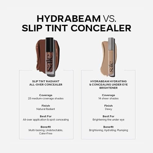 Saie Hydrabeam Under Eye Brightener - Sheer + Hydrating Eye Brightener with Cucumber Extract - Instantly Illuminates Skin for a Radiant Finish - Shade 1.5 (0.2 oz) thumbnail 9