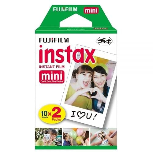 Fujifilm INSTAX Mini Instant Film (White) for Fujifilm Mini 8,9,11,12 Cameras w/Quality Photo Microfiber Cloth (20 Prints) thumbnail 2