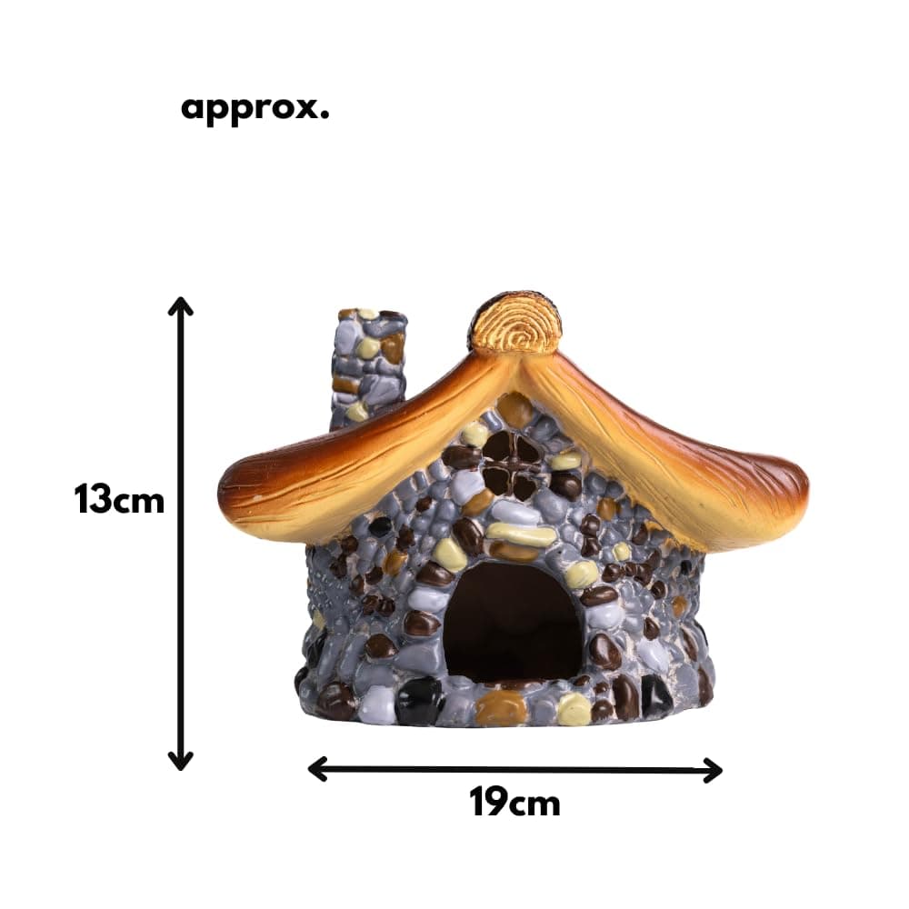 Garden Mile Mushroom House, Durable Resin, Hibernation Area, Shelter, Predator Proof, Outdoor Entrance, Feeding Area, Frog House, Outdoor Wildlife Entrance, Pet Cubicle thumbnail 4