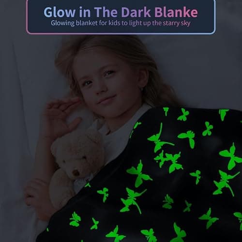 Butterfly Blanket for Women/Girls, Butterfly Gifts for Women Adults, Cute Blankets for Teen Girls, Personalized Blankets for Adults/Kids,Soft Fleece Blanket and Throw,Birthday 40"x 50" thumbnail 3