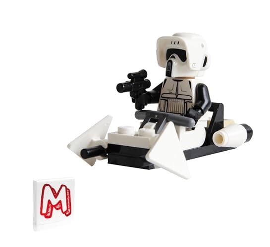 LEGO Star Wars The Mandalorian Minifigure - Imperial Scout Trooper with Blaster and Speeder Bike 75292 thumbnail 3