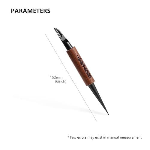 MHW-3BOMBER Latte Art Pen for Barista, Rosewood Coffee Art Pen for Latte, Cappuccino, Macchiato, Espresso Art Tool Barista Gift, CN5400R thumbnail 2