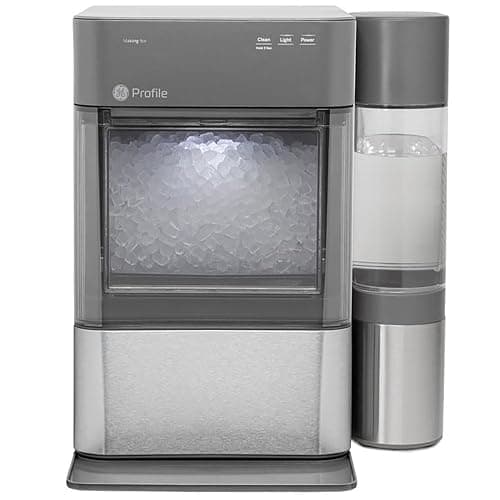 GE Profile Opal 2.0 XL with 1 Gallon Tank, Chewable Crunchable Countertop Nugget Ice Maker, Scoop included, 38 lbs in 24 hours, Pellet Ice Machine with WiFi & Smart Connected, Stainless Steel - Image 1