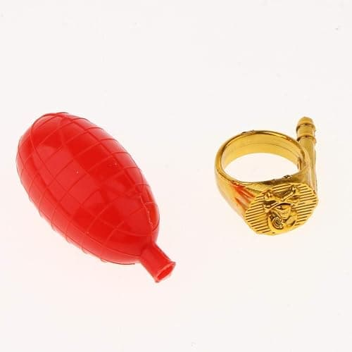 Sluswallow 3Pcs Red Water Squirt Toys Water Spray Ring Tricky Toy Spoof April Fools' Day Tricky Prank Toys, Gags and Practical Joke Toys, Decorations thumbnail 5