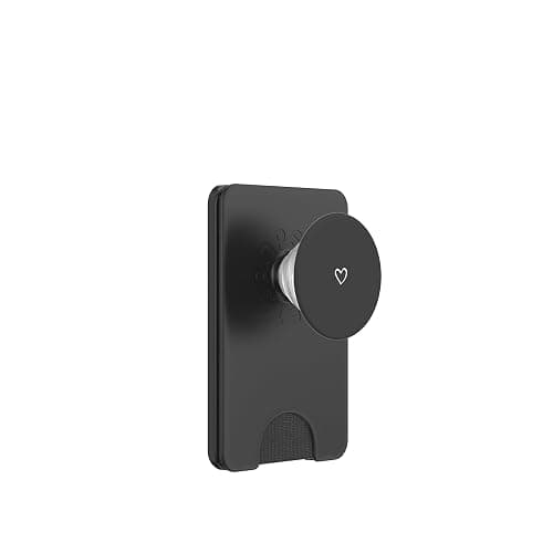 Digital Art Heart Design Cute Heart Love Minimalist PopSockets PopWallet for MagSafe - Image 1