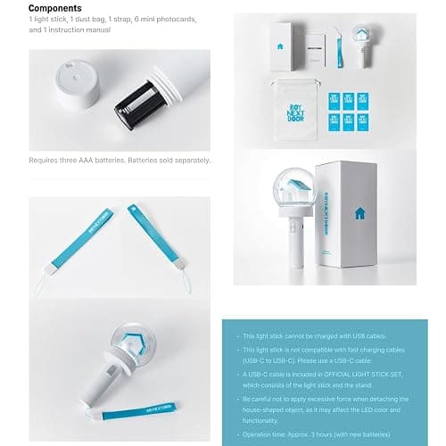 BOYNEXTDOOR Official LightStick + 6 Official Photocards & 3 Extra Photocards Set thumbnail 5