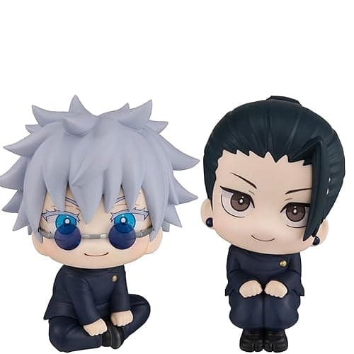 QAHEART JJK Figure Gojos Geto Suguru Anime Figures Statues 2PCS JJK Look Up Anime Action Figurine Ornament 10CM - Image 1