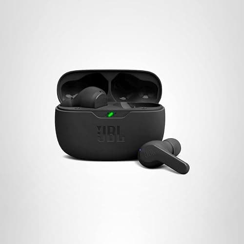 JBL Vibe Beam - True Wireless JBL Deep Bass Sound Earbuds, Bluetooth 5.2, Water & Dust Resistant, Hands-free call with VoiceAware, Up to 32 hours of battery life (Black) thumbnail 7