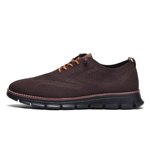 Wearbreeze Men’s Business Casual Oxford Sneakers – Lightweight Lace-Up Dress Shoes for Work, Travel & Daily Commute thumbnail 4