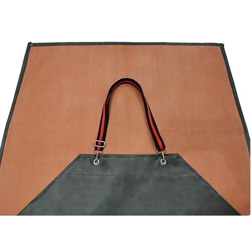 TonLing Thick Rubber Apron, 47.2 x 33.5 Inch Waterproof, Long Chemical Resistant, Adjustable for Dishwashing, Cleaning Fish, Gardening, Lab Work, Butcher and Dog Grooming, Grey thumbnail 6