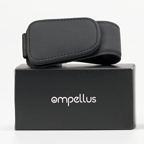 Ompellus Magnetic Leather Sunglass Holder, Eyeglass Hanger Clip for Car Sun Visor, Suitable for Different Size Eyeglasses(Black, 1 Pack) thumbnail 8