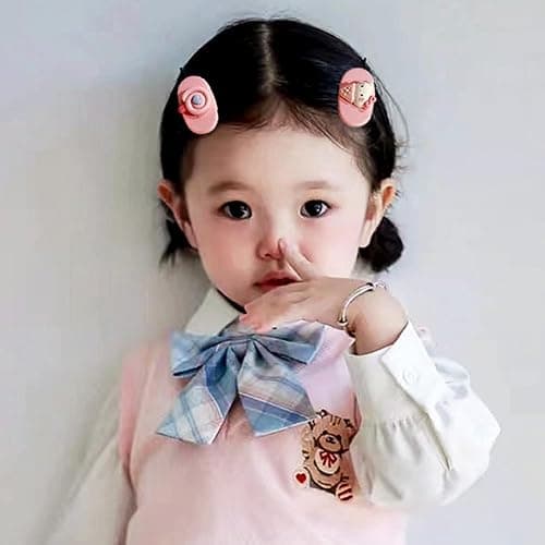 12 Pieces Kitty Kawaii Hair Clips for Girls Cartoon Girl Hair Accessories,Cute Things for Teen Girl Gifts (pink-2) thumbnail 3