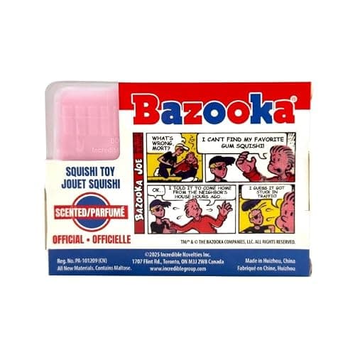 Bazooka Scented Squishi Toy, 2 Pack – Official Bubblegum Squishy Stress Toy, Soft Slow-Rise Fidget Toy by Incredible Novelties thumbnail 5