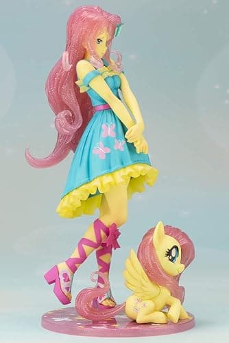 Kotobukiya My Little Pony: Fluttershy (Limited Color Variant Edition) Bishoujo Statue, Multicolor thumbnail 6