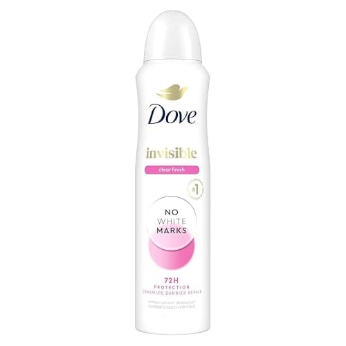 Dove Invisible Clear Finish Antiperspirant Deodorant No White Marks, 3.8 oz | 72-Hour Odor Protection with Pro-Ceramide Technology - Image 1