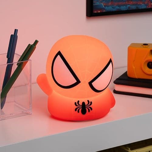 Paladone Spiderman Squishy Lamp - Officially Licensed Disney Free Standing Desk Light, Gaming Room Decor and Merchandise for Boys and Girls, Nightlight Gift Accessory for Playroom and Bedroom thumbnail 2
