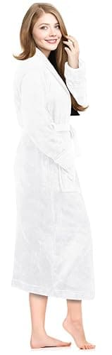 NY Threads Premium Womens Robe, Plush Fleece Long Bath Robe for Women, Fluffy Soft Women's Bathrobe thumbnail 3