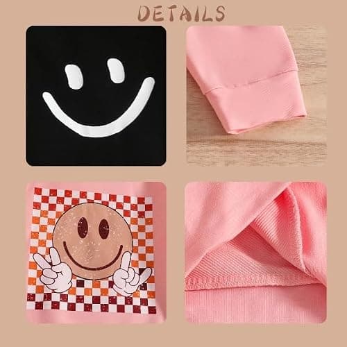 Lianpyxa Tween Girl Clothes Cartoon Sweatshirt Elastic Waist Sweatpants 2PCs Girls' Fall Clothing Sets thumbnail 5