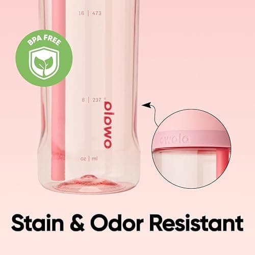 Owala FreeSip Tritan Water Bottle 25 oz Rose Quartz thumbnail 6
