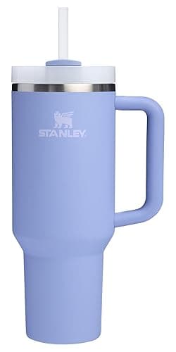 Stanley Quencher H2.0 Tumbler with Handle and Straw 40 oz | Flowstate 3-Position Lid | Cup Holder Compatible for Travel | Insulated Stainless Steel Cup | BPA-Free | Hydrangea