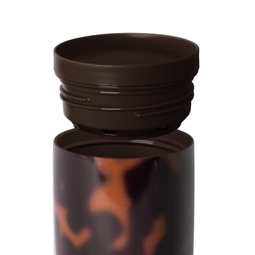 Simple Modern Insulated Travel Coffee Mug 360° Lid | 16oz | Tortoise | Voyager Ceramic-Lined Insulated Stainless Steel Coffee Tumbler, Iced Coffee Cup, Mug with Lid | Fits Cupholder, Tortoise thumbnail 7