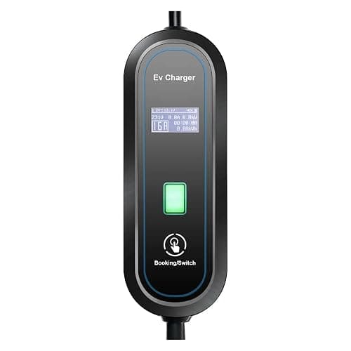 EQBVZZRD EV Charger 220V 230V EV Charger Type 2 Level 2 EVSE J1772 Type 1 3.5kW Car Charger GBT Charging Cable 5 Meters Schu Plug(3.5kW 16A Type1) thumbnail 3