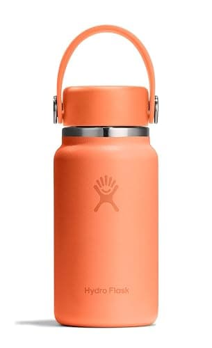 Hydro Flask Micro Bottle - Leak Proof Purse or Pocket Flask - Insulated Mini Water Bottle 6.7 Oz Nectar Orange - Image 1