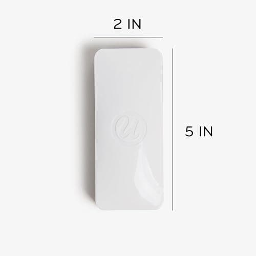 U Brands Magnetic Dry Erase Board Felt Eraser, 2"x5"x1", White, Lightweight Modern Design thumbnail 3