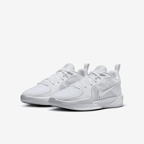 Sabrina 2 "Court Vision Big Kids' Basketball Shoes (FQ7376-100, White/Summit White/Glacier) Size 1 thumbnail 5